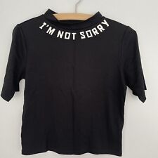 H & M Shirt schwarz Gr. M