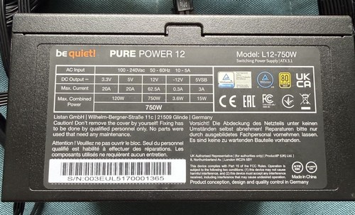 Quiet pure power 12 - power,