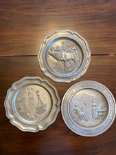 Zinnteller , 3 Stück