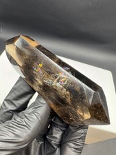 Top Rauchquarz Doppelender 116,81 Gramm Klar Madagaskar Spitze