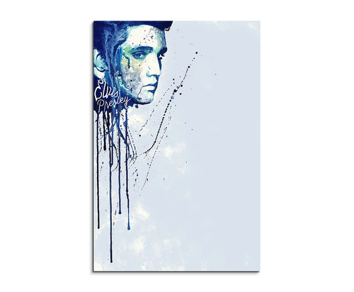 60x90cm elvis presley - presley, aquarell