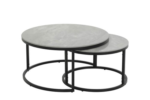 Couchtisch 2er set marmoroptik - couchtisch,