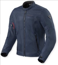 REV'IT! Eclipse Herren Motorrad Textiljacke - Dunkelblau, Größe M (FJT2230390-M)