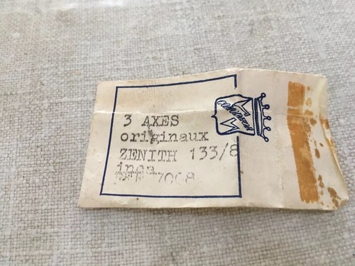 Zenith 133 axe de - 133/8, ,axe