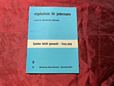 SPIELEN LEICHT GEMACHT - EASY PLAY 2 Orgelschule für Jedermann Noten