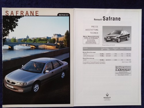 Renault safrane prospekt - safrane,