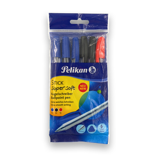 6er set pelikan kugelschreiber - 6er,