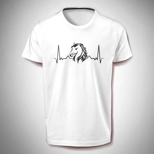 Shirt herzlinie mit - t-shirt, 'herzlinie