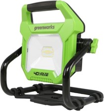 Greenworks 40V Cordless Arbeitsleuchte G40WL, ohne Akku und Ladegerät