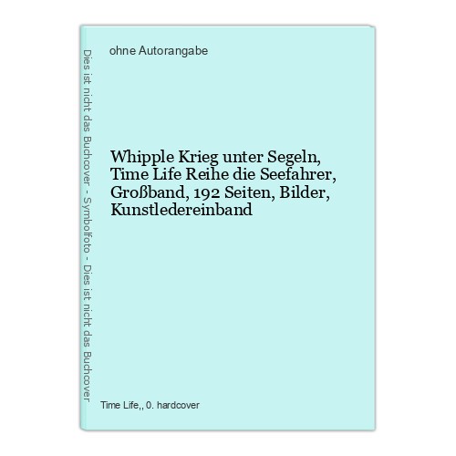 Whipple krieg unter - unter, segeln
