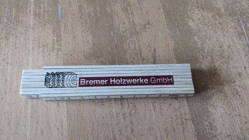 Meterstab werbung holz - meterstab,