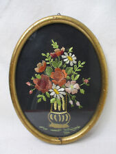 Antik Stickbild Stickerei Bild