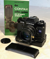 Contax RTS+Databack, Timer, Real Time Winder u. Carl Zeiss PLANAR 1,7 / 50mm