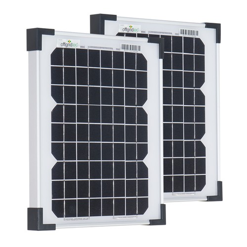 Solarmodul 10wp - 2x,