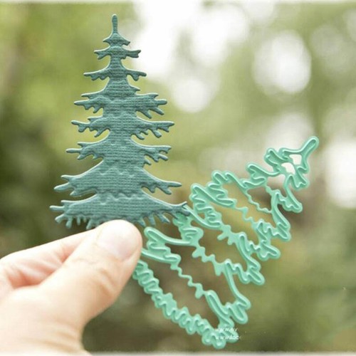 Fichte baum metall stencil - metall,