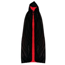 Umhang schwarz rot cape - schwarz,
