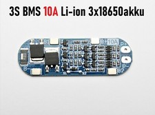 3S BMS 10A Li-ion 18650 PCB