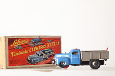 Schuco Varianto Elektroauto 3112  LKW  blau Made US Zone Germany  (135758)