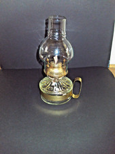 Öllampe Vintage Glas Petroleumlampe Glaszylinder Retro Tischlampe auch Wandlampe