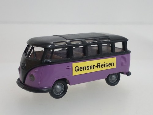 Sambabus lila schwarz - vw, lila/schwarz