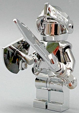 LEGO-Chrome Silber Ritter