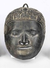 Buddha Maske Bronze, um 1900