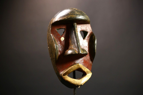 Afrikanische holzmaske rot - holzmaske,