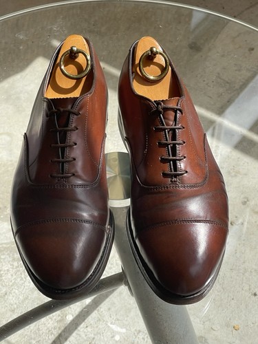 Alden shell cordovan cap toe - shell,