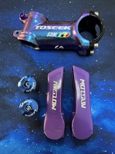 Set - MTB Vorbau Neu - Lenkerstopfen Neu - Lenkerhörner gebraucht