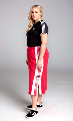 Adidas adibreak midi - rock, rot