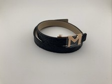 Montblanc Lederarmband geprägte - Schwarz 128658 x5