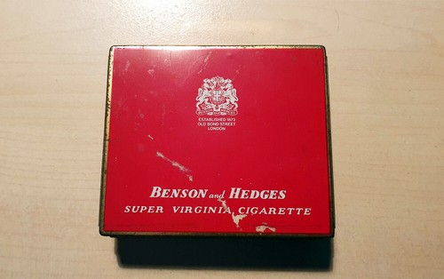 Blechdose benson and hedges - and,