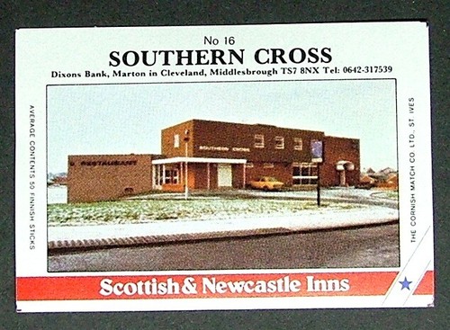Matchbox label pub inn - matchbox,