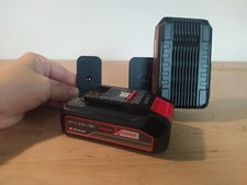 Akkuhalter 2 Fach Wandhalterung Akku Halter passend für Einhell 18V Akku