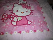 HELLO KITTY  Kinder Bettwäsche   Gr Bettwäsche Glatt Sonderpreis Z. Verarbeiten