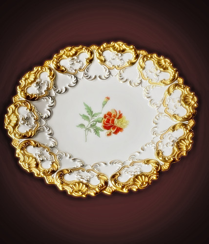 Meissen prunkteller - meissen,