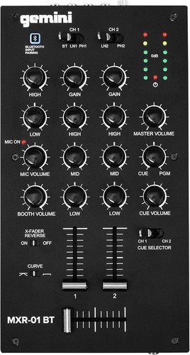 Gemini mxr 01bt - 2-kanal, profi