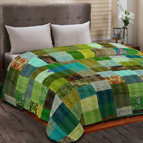 Vintage seide sari patchwork - vintage,