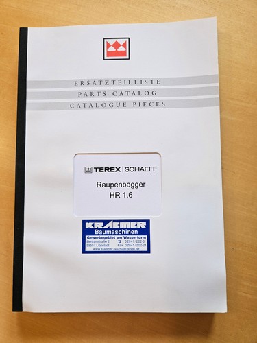 Ersatzteilliste terex schaeff - terex,