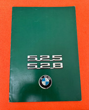 BMW 5er E12 - 525 und 528i   dicker Prospekt  Katalog  Broschüre  1975 reduziert