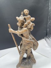 Holzfigur,geschnitzt, Heiliger