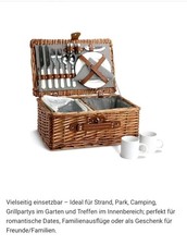 Picknickkorb Weide zwei