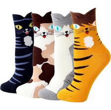 Damen Socken 4 Paar Bunte