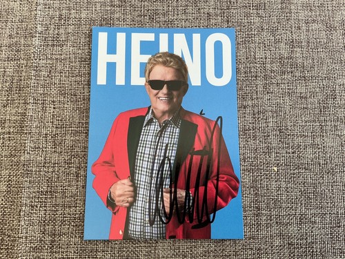 Heino autogrammkarte x - heino, 10,4