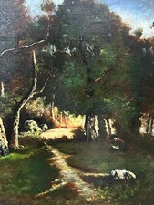 ANTIKES ÖLGEMÄLDE UM 1893