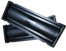 2x Schablone Gießform Entwässerungsrinne 50x16x6cm