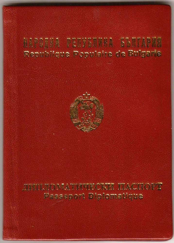 1987 diplomatenpass bulgarien - 1987,