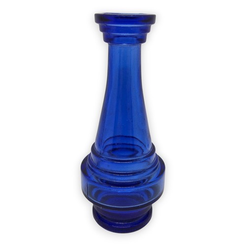 Glasvase lauscha glas blau - glasvase,