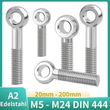 Augenschrauben DIN 444 Edelstahl V2A M5 M6 M8 M10 M12 M16 M20 M24 Augenschraube