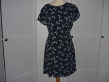 KLEID dunkelblau mit